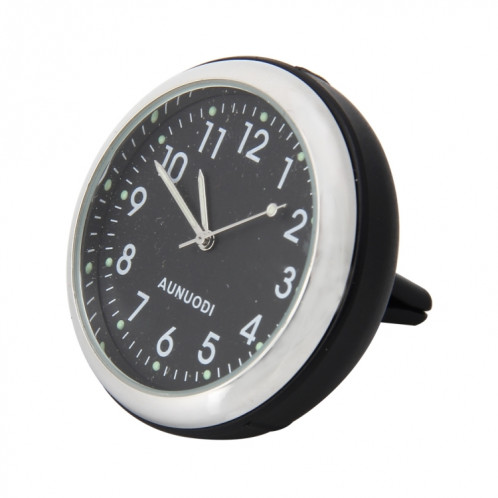 Voiture Outlet Horloge Voiture Lumineux Matériel Horloge De Voiture De Voiture Montre Électronique De Voiture Sortie De Voiture Ornement De Parfum avec Baume (Noir) SH236B1009-07