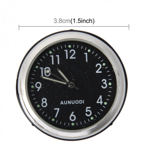 Voiture Outlet Horloge Voiture Lumineux Matériel Horloge De Voiture De Voiture Montre Électronique De Voiture Sortie De Voiture Ornement De Parfum avec Baume (Noir) SH236B1009-07