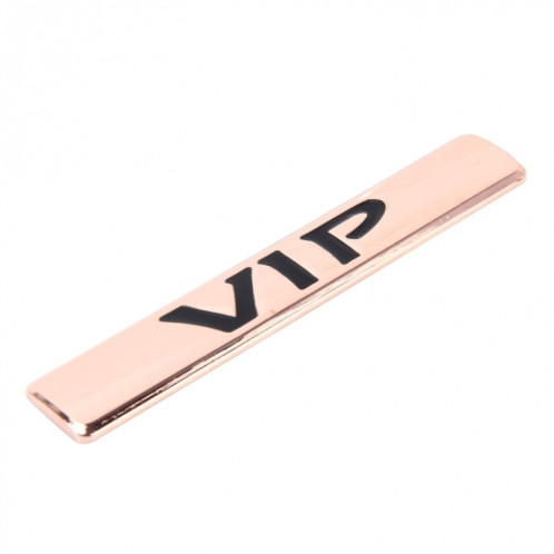Autocollants de voiture VIP VIP Label auto autocollants 3D autocollants de voiture logo VIP mode mode, taille: 9.5 * 1.5cm (Champagne Gold) SH01CJ1574-05
