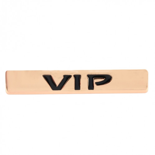 Autocollants de voiture VIP VIP Label auto autocollants 3D autocollants de voiture logo VIP mode mode, taille: 9.5 * 1.5cm (Champagne Gold) SH01CJ1574-05