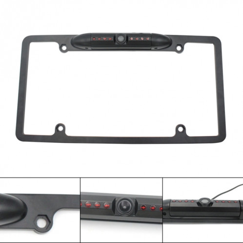 PZ422 America Cadre de plaque d'immatriculation de voiture Caméra de recul de 120 degrés SH75851648-010