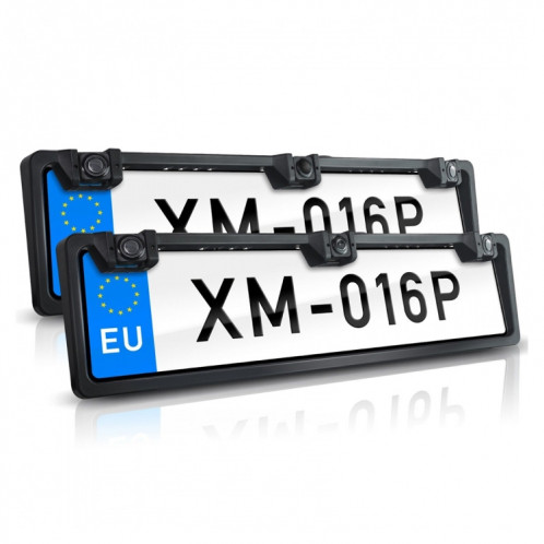 Caméra de recul avant de cadre de plaque d'immatriculation de voiture PZ600L-2 Europe SH75881054-09