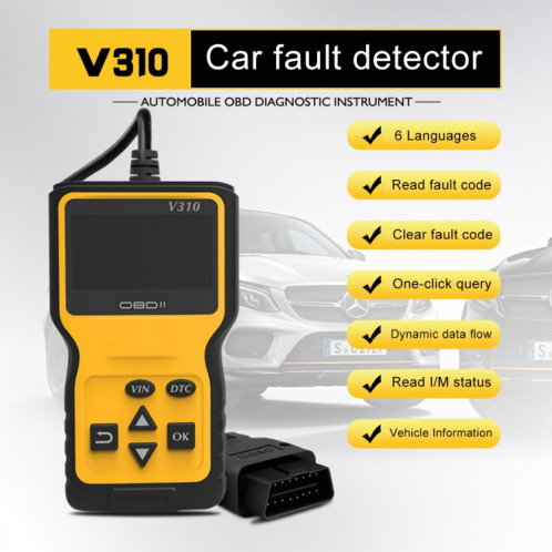 Outil de diagnostic du détecteur de défaut OBD2 de V1.1 OBD2 tenu dans la main de voiture V310 SH76531333-06