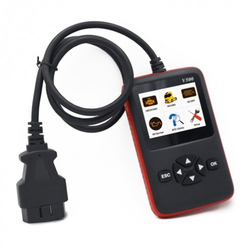 V500 Trunk HD Reading Card Professional OBDII Diagnostic Code Scanner Tool SH77401137-09