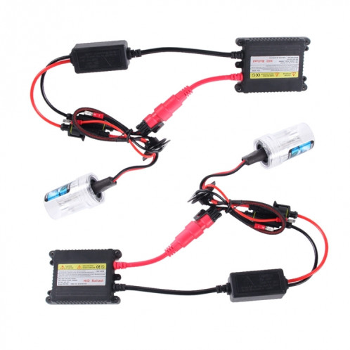 2PCS 35W H1 2800 LM Slim HID Xenon Light avec 2 Alloy HID Ballast, Lampe à décharge haute intensité, Température de couleur: 4300K SH7801863-08