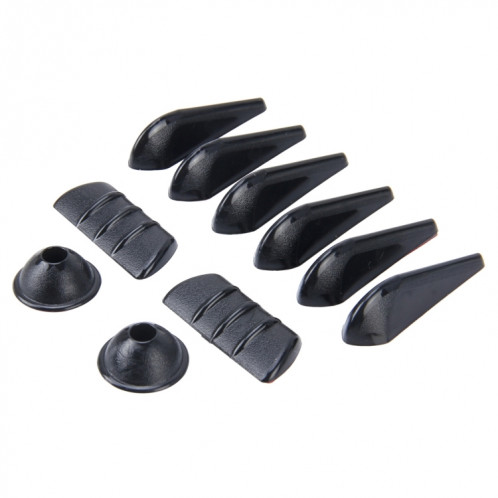 Kit de réglage du débit d'air en caoutchouc pour extérieur de voiture, 10 pièces SH8166907-09