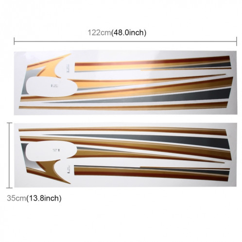 5 PCS SUV Corps Bande Décorative Marque De Voiture rationaliser Shining Sticker pour 2011 Version Prado 4000 SH83071825-08