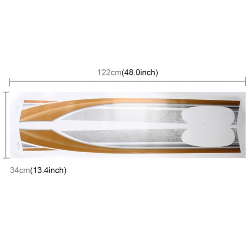 4 PCS SUV corps bande décorative marque voiture rationaliser brillant autocollant pour 2014 Version Prado SH83081133-07