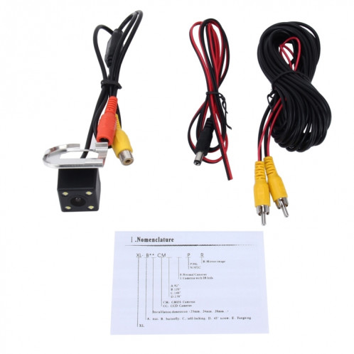 720 × 540 efficace Pixel PAL 50HZ / NTSC 60HZ CMOS II caméra de recul de voiture étanche avec 4 lampes LED pour la version 2012-2014 Fox SH83411676-08