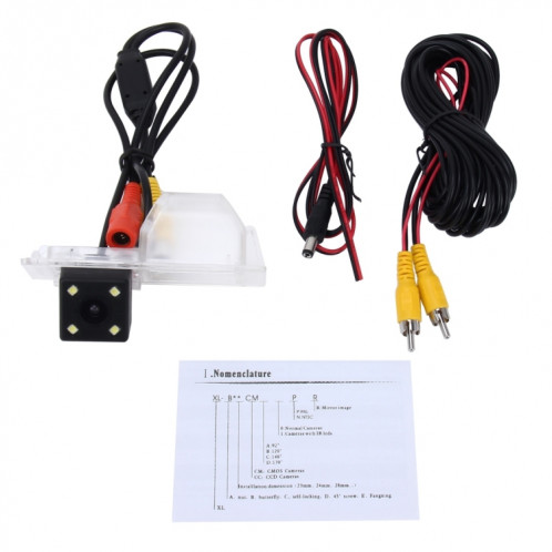 720 × 540 efficace Pixel PAL 50HZ / NTSC 60HZ CMOS II Caméra de recul étanche Vue arrière de voiture avec 4 lampes LED pour 2013 Version Cruze SH83421973-08