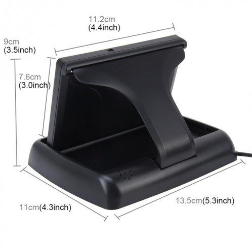 Moniteur pliable de haute définition de voiture d'affichage à cristaux liquides de TFT de 4,3 pouces, fonction automatique d'écran d'inversion de soutien SH8482970-07