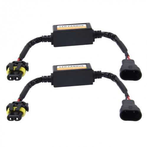 2 PCS 9005/9006/9012 voiture Auto phare LED Canbus avertissement adaptateur de décodeur sans erreur pour DC 9-36 V / 20 W-40 W SH87331437-04