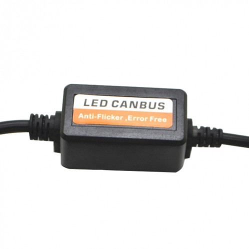 2 PCS H13 voiture Auto phare LED Canbus avertissement adaptateur de décodeur sans erreur pour DC 9-16 V / 20 W-40 W SH87391821-04