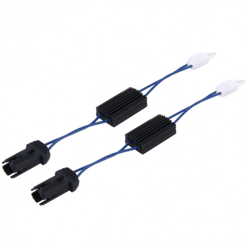 Adaptateur de décodeur sans erreur d'avertissement de lumière de dégagement automatique de voiture 2 PCS T10 pour DC 12V / 3W SH8741807-05