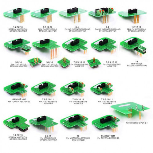 22 PCS voiture KTAG KESS KTM BDM adaptateurs Trasdata Set BDM Frame ECU RAMP adaptateurs SH8921756-013