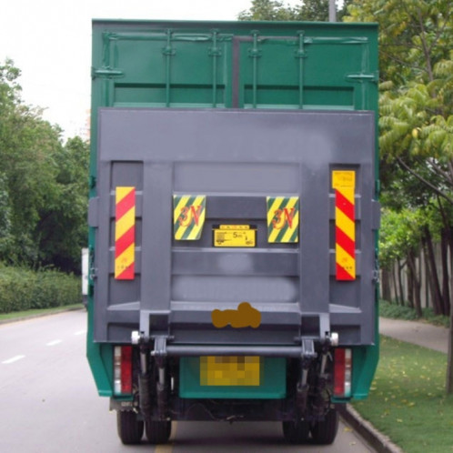Autocollant arrière automatique de signe d'avertissement de l'aluminium 55cm × 13cm de voiture pour le camion et le fourgon SH918113-06