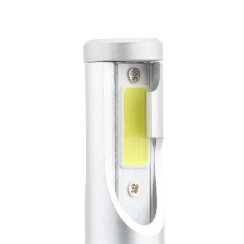 2 PCS H4 18W 1800 LM 6000K IP68 Canbus phare LED de voiture à courant constant avec 2 lampes COB, DC 9-36V (lumière blanche) SH12WL1274-08