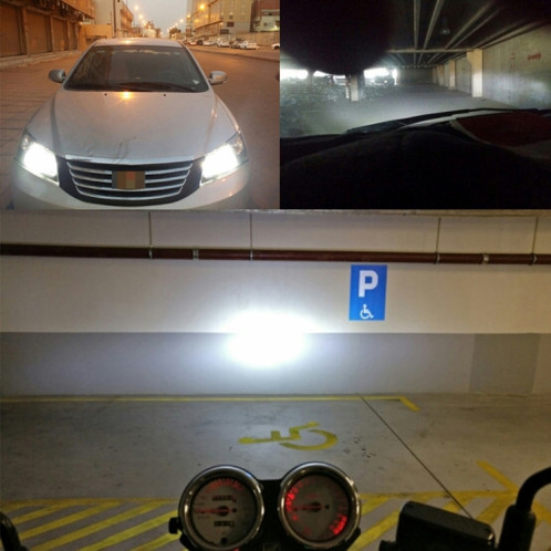 2 PCS H4 18W 1800 LM 6000K IP68 Canbus phare LED de voiture à courant constant avec 2 lampes COB, DC 9-36V (lumière blanche) SH12WL1274-08