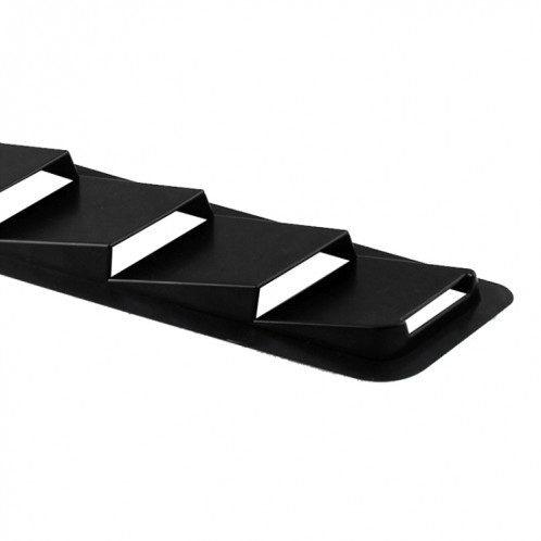 2 PCS Prise d'air universelle de voiture Capot Capot Paralume de ventilation Ensemble de garniture de panneau de refroidissement (Noir) SH631B961-08
