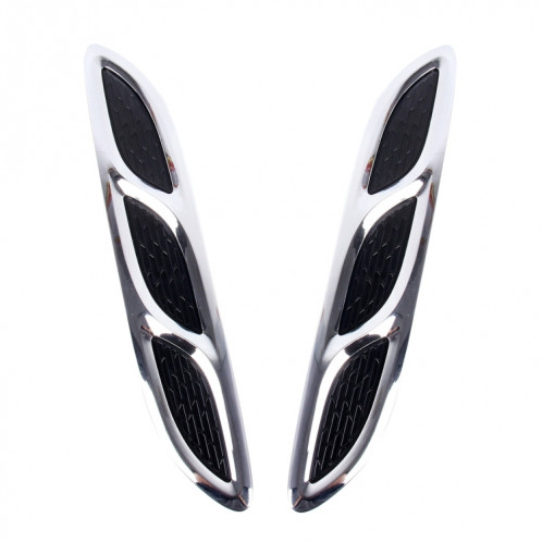 2 PCS V-623 JDM Style En Plastique Décoratif Débit D'air Admission Turbo Capot Capot Couverture D'évacuation Latérale Avec Bâton Autocollant SH9911778-05