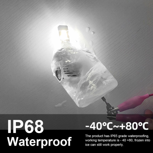 2 PCS M3 H7 DC9-32V / 17W / 6500K / 2000LM IP68 lampes de phare de voiture LED (blanc froid) SH83LW736-010