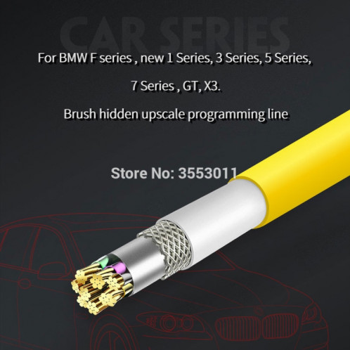 Adaptateur de prise OBD pour interface BMW Enet Ethernet vers OBD 2 SH03041710-05