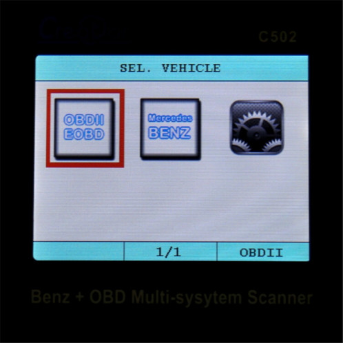 Outil de Diagnostic de voiture de Scanner multi-système OBD2 de voiture de créateur C502 V7.6 pour Mercedes-Benz avant 2016 tous les modèles SH03066-06