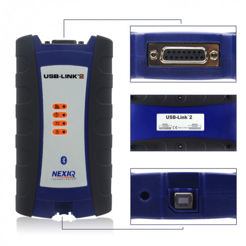 Scanner de camion résistant d'outil de diagnostic de camion lié par USB Bluetooth Nexiq 2 SH0317294-05