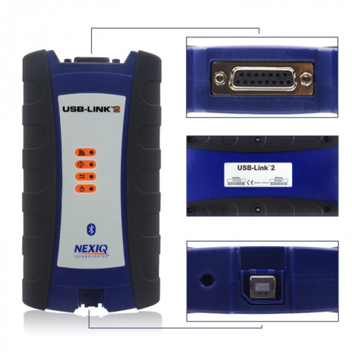Scanner de camion résistant d'outil de diagnostic de camion lié par USB Bluetooth Nexiq 2 SH0317294-05
