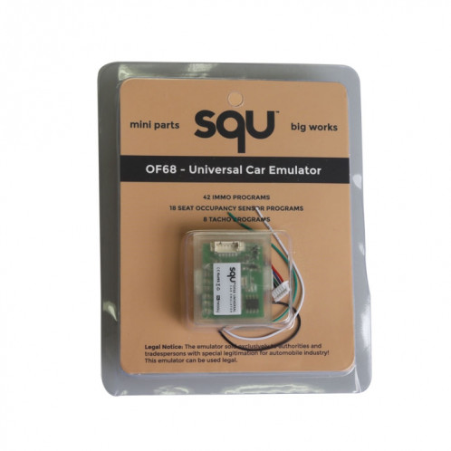 SQU OF68 Universal Car Emulator Signal Reset Immo / Tacho Programs Place ESL Diagnostic Seat Occupancy Sensor Tool SH03201137-06