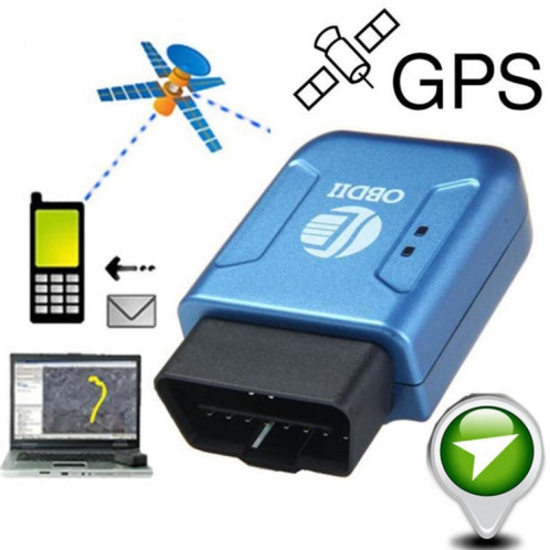 TK206 GPS OBD2 en temps réel GSM quadri-bande anti-vol alarme de vibration GSM GPRS Mini GPS Tracker de voiture (noir) SH322B466-08