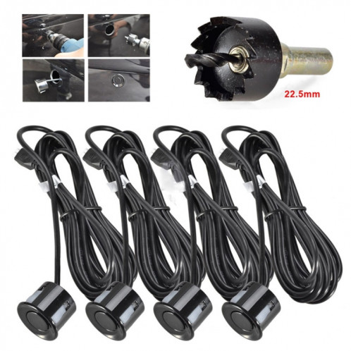 Moniteur de rétroviseur PZ604 170 degrés voiture 4,3 pouces avec caméra carrée SH0637674-013