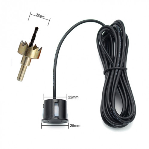 Moniteur de rétroviseur PZ604 170 degrés voiture 4,3 pouces avec caméra carrée SH0637674-013