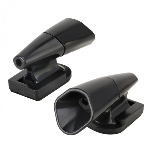 Alarme sonore d'alerte de cerf d'ABS de voiture Répulsif ultrasonique d'animaux d'énergie éolienne (noir) SH847B339-06