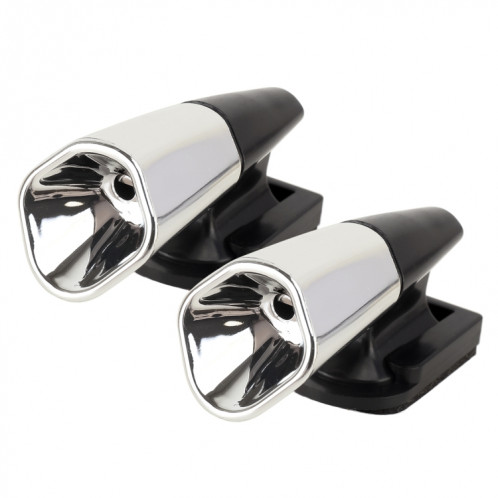 Alarme sonore d'alerte de cerf d'ABS de voiture Répulsif ultrasonique d'animaux d'énergie éolienne (argent) SH847S226-06