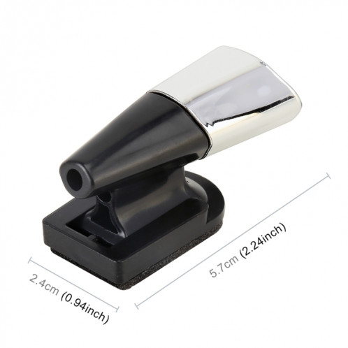 Alarme sonore d'alerte de cerf d'ABS de voiture Répulsif ultrasonique d'animaux d'énergie éolienne (argent) SH847S226-06