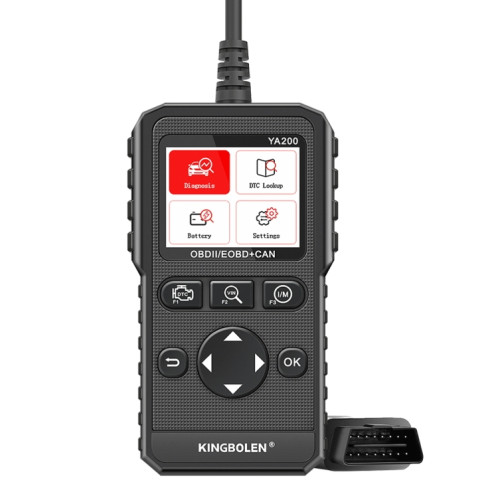 KINGBOLEN YA200 OBD2 Outil de diagnostic de défaut de voiture Analyseur de défaut SH1534244-010