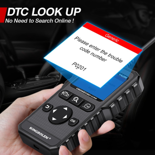 KINGBOLEN YA200 OBD2 Outil de diagnostic de défaut de voiture Analyseur de défaut SH1534244-010