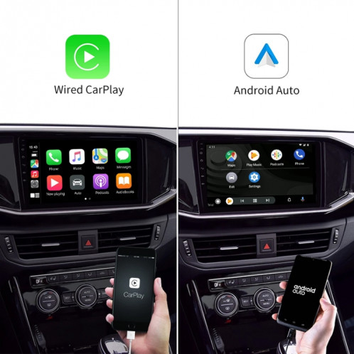 Navigation de voiture pour Android / Apple Carplay Module Bluetooth sans fil Adaptateur Carplay USB pour téléphone intelligent automatique (noir) SH072B1555-011