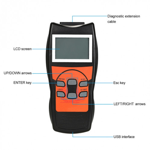 VAG506 Mini lecteur de code de voiture OBD2 outil de diagnostic de détecteur de défaut SH21231801-08