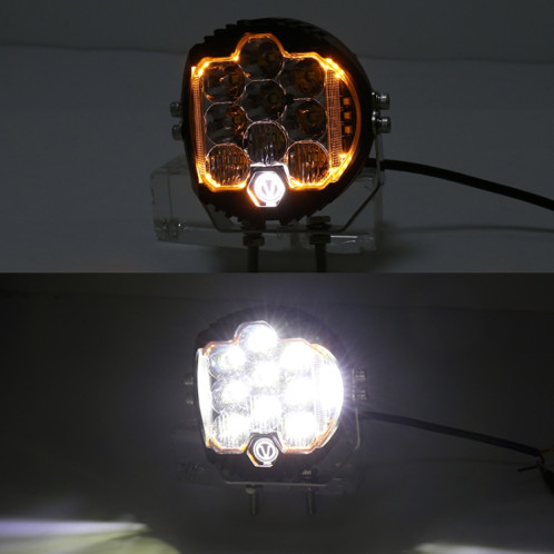 5 pouces DC12V-24V 5000LM 6500K 50W phare de voiture LED pour Jeep Wrangler / Harley SH2131601-06
