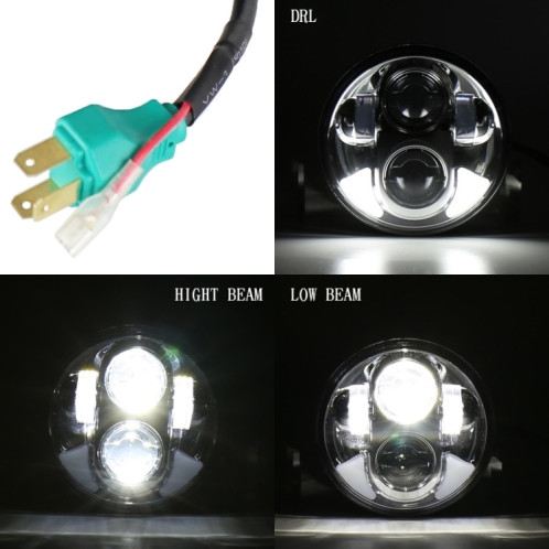 5,75 pouces DC12V 6000K-6500K 40W phare de voiture LED pour Harley SH132B1998-06