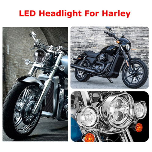 5,75 pouces DC12V 6000K-6500K 40W phare de voiture LED pour Harley SH132B1998-06