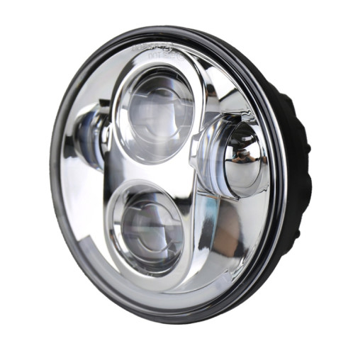 5,75 pouces DC12V 6000K-6500K 40W phare de voiture LED pour Harley (argent) SH134S226-08