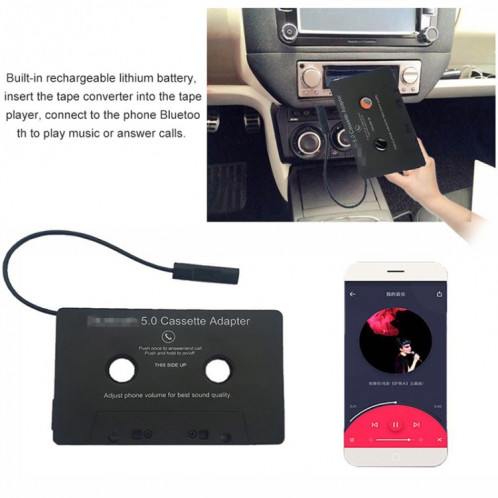Universal Bluetooth Converter Car Tape MP3 / SBC / cassette audio stéréo Bluetooth SH2227988-07