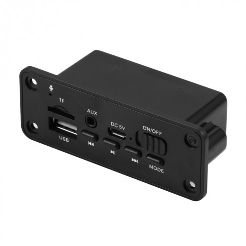 Carte de décodeur de lecteur MP3 Audio 5V 2x3W de voiture Radio FM TF USB 3.5mm AUX, avec Bluetooth et fonction d'appel d'enregistrement SH22551543-04