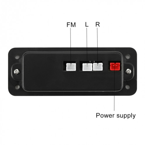 Carte de décodeur de lecteur MP3 Audio 5V 2x3W de voiture Radio FM TF USB 3.5mm AUX, avec Bluetooth et fonction d'appel d'enregistrement SH22551543-04