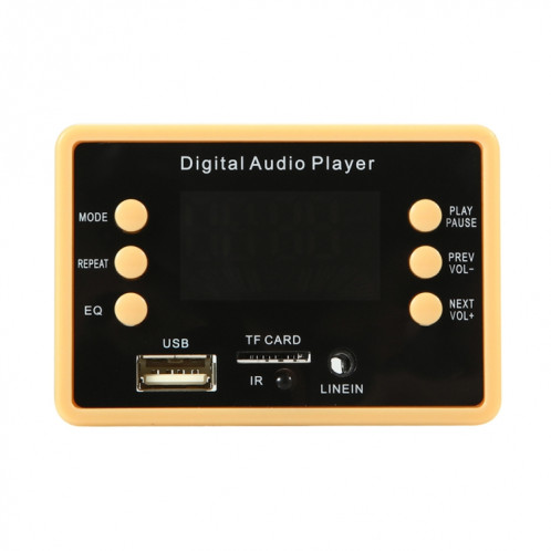 Voiture 5V écran couleur Audio lecteur MP3 carte décodeur Radio FM carte TF USB, avec fonction Bluetooth et télécommande SH22641060-05