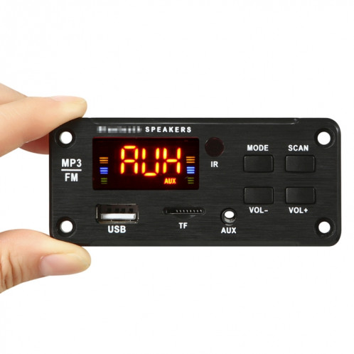 Voiture 5V écran couleur affichage Bluetooth 5.0 Audio lecteur MP3 carte décodeur Radio FM carte TF USB 3.5mm AUX, avec télécommande SH2266995-05