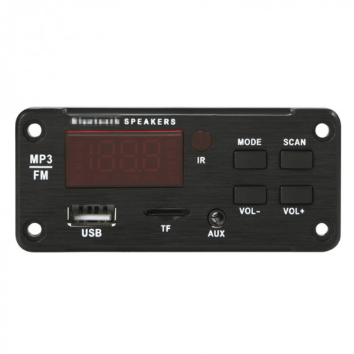 Voiture 12 V écran couleur affichage Bluetooth 5.0 Audio lecteur MP3 carte décodeur FM Radio TF carte USB 3.5mm AUX, avec télécommande SH22671359-05